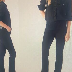 NWOT LEVIS 315 SHAPING BOOTCUT WOMEN'S JEANS BLACK CORDUROY